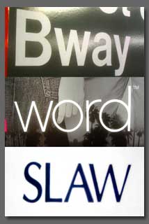 Broadway Word Slaw